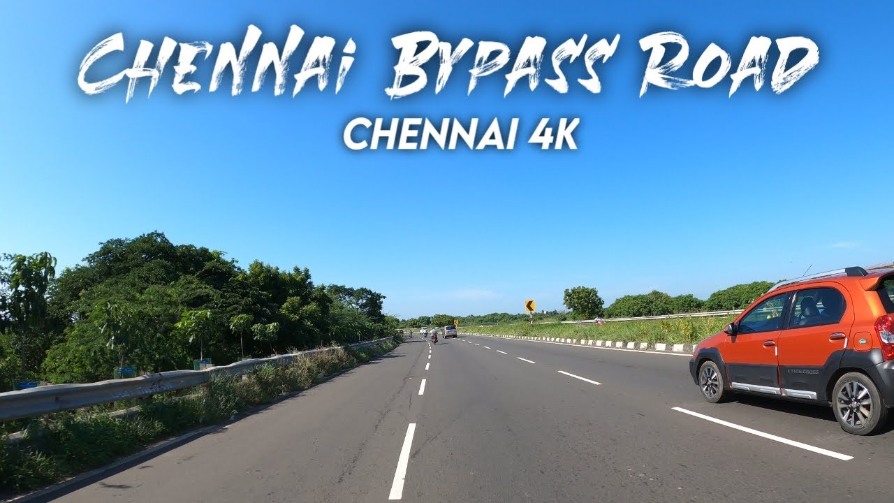 Chennai 4K | GNT Road | Madhavaram to Puzhal | Puzhal Central Jail |  Retteri Lake - YouTube
