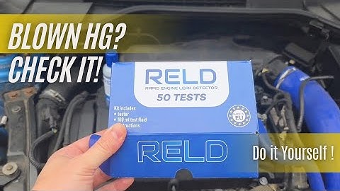 How to Use Reld Head Gasket Tester | Step by Step Demo