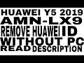 Huawei y5 2019 remove huawei id  huawei amnlx9 remove huawei id without pc easy method