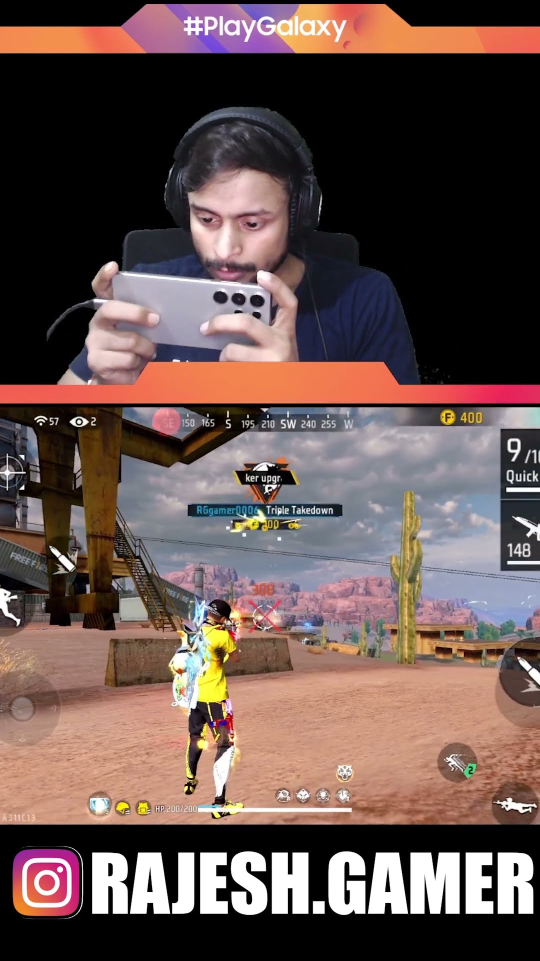 FREE FIRE PLAY WITH GALAXY S24 ULTRA ? NO HEATING - #PlayGalaxy #rggamer #rggamerlive