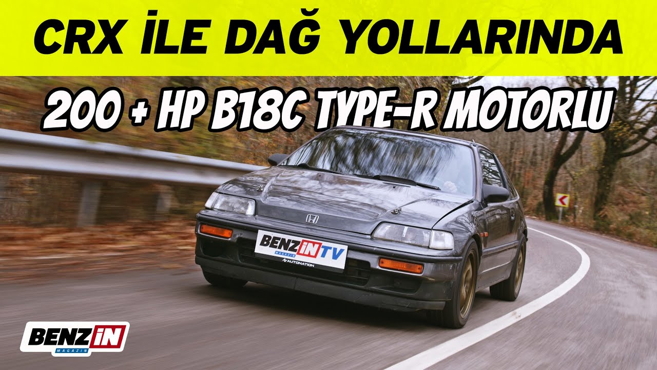 Yeni Honda CRX ile gazladık | 200 + HP Type R motorlu 9500 çeviriyor