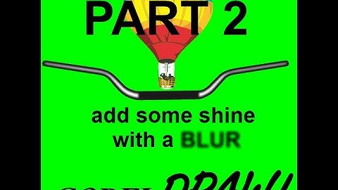 CorelDraw Tips & Tricks add some shine with a BLUR Part 2