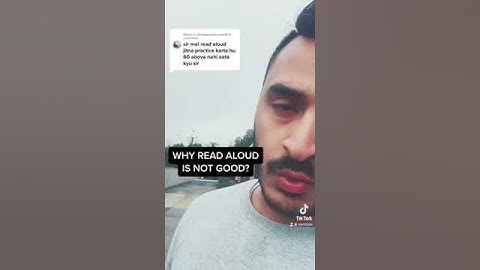 WHY READ ALOUD IS NOT GOOD || PTE BY NIKHIL || #nikhilpte