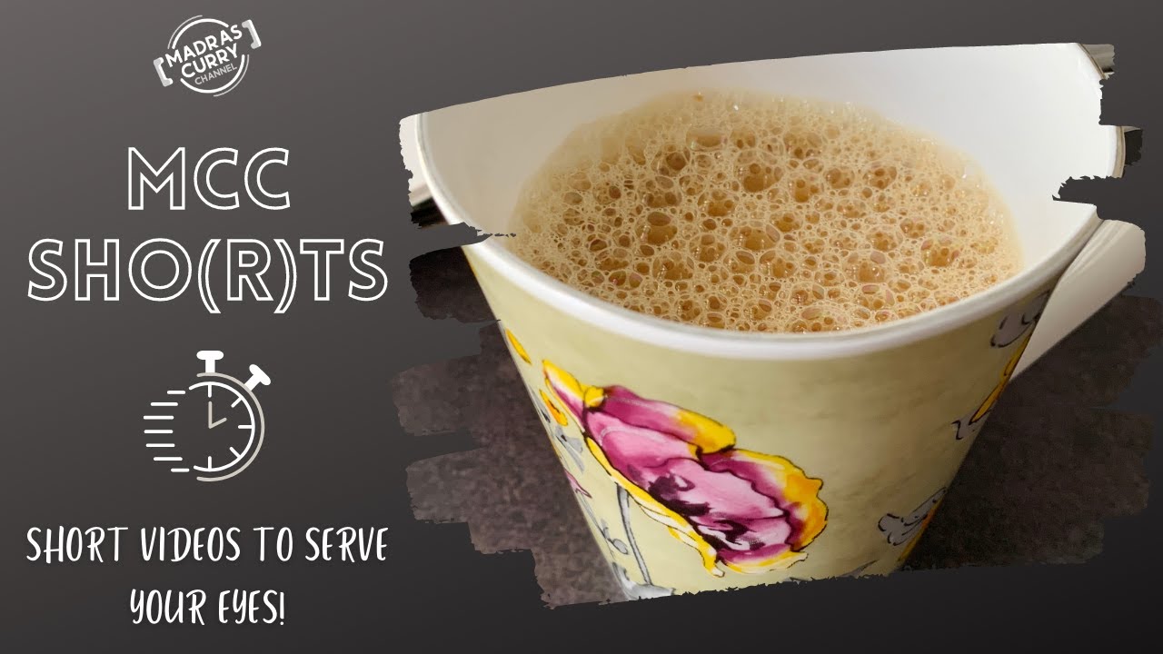 Butterscotch Coffee Recipe | MCC #shorts on #youtube | For #coffeelovers | Madras Curry Channel