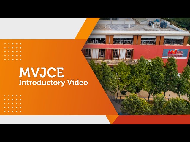 MVJCE Introductory Video