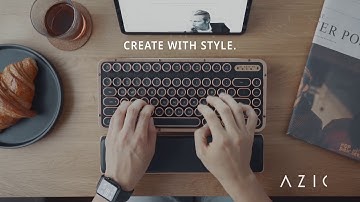AZIO Retro Compact Keyboard Artisan - A Luxury Mechanical keyboard for professionals