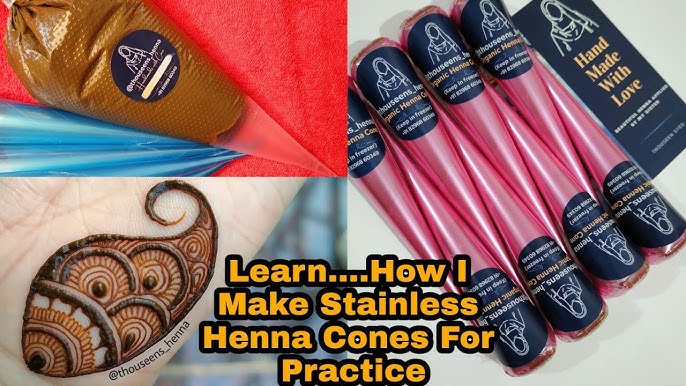 How to Roll and Fill Henna Cones ~ Updated 2018 