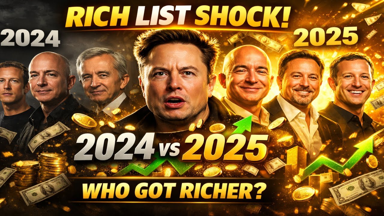 2025 Wealth SHOCK! Elon Musk ki Daulat $468 Billion? 😱 Richest List 2024 vs 2025