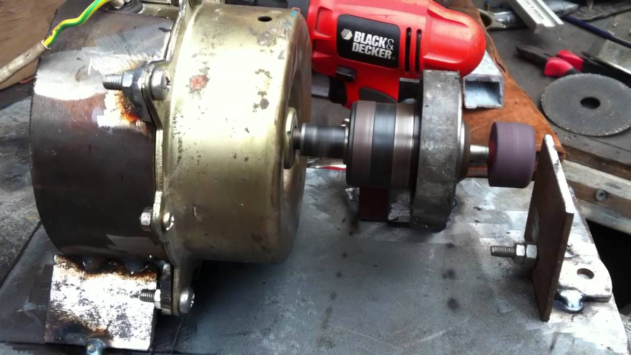 Home made bench grinder YouTube
