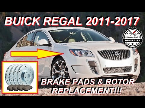 2011-2017 Buick Regal Front Brake Pad & Rotor Replacement 1.6 2.0 2.4 CXL Turbo GS 1.6T 2.0T