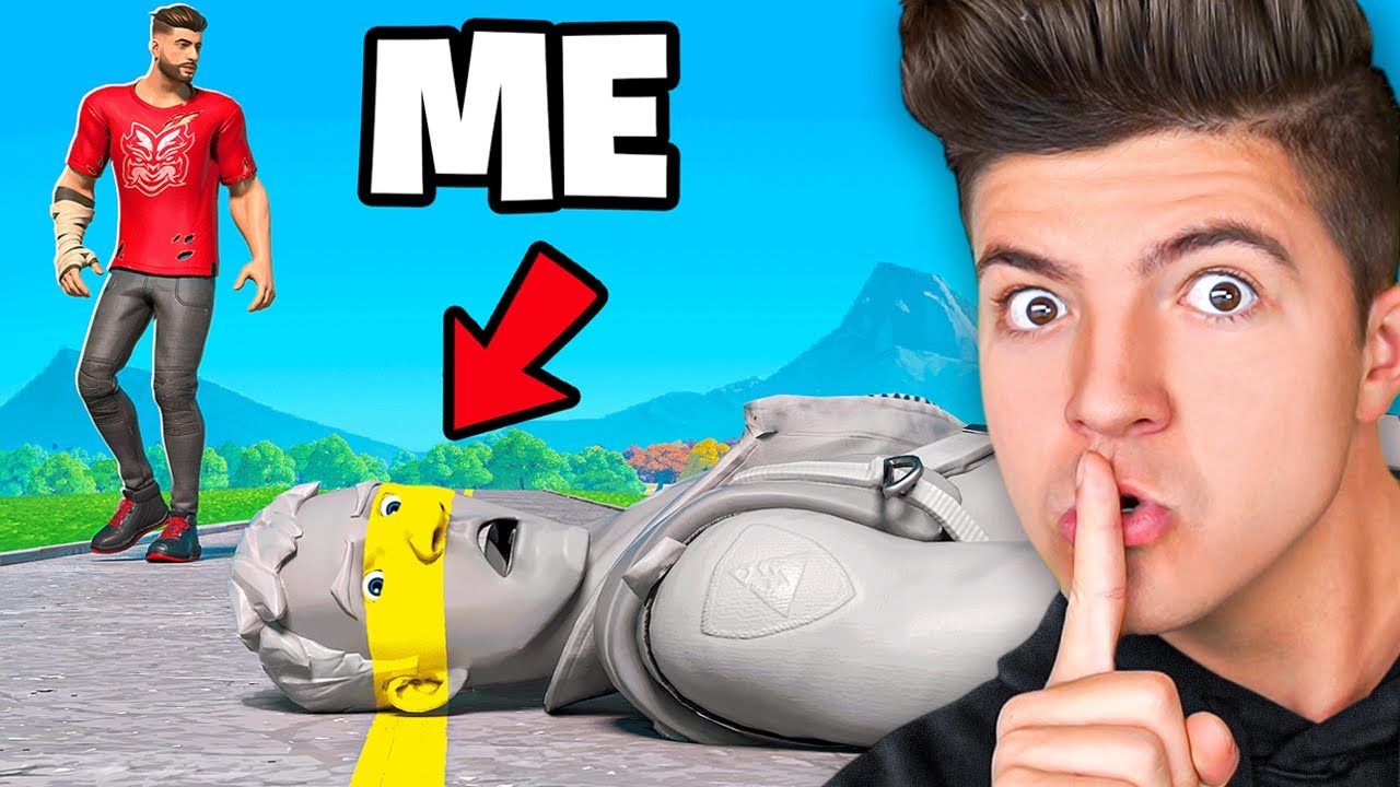 Using YouTubers to WIN Hide & Seek! (Fortnite)