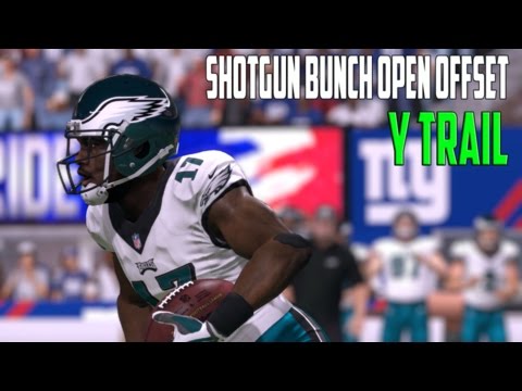 Madden 16 Tips -Shotgun Bunch Open Offset/Y Trail