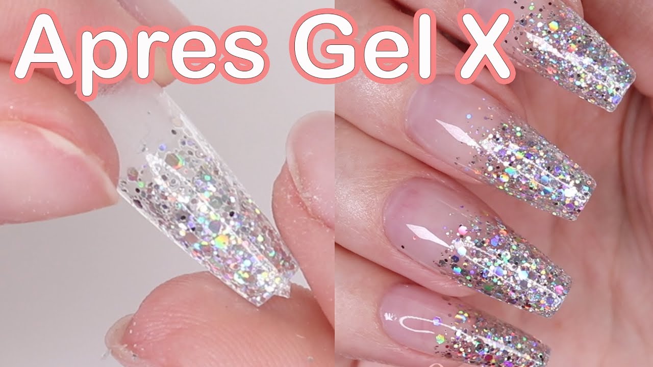 Apres X incapsulated glitter nails | Red Iguana | Ryan - YouTube