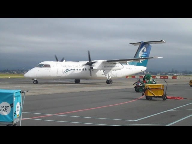 Air New Zealand ▻ Bombardier Q300 ▻ Startup - Taxi