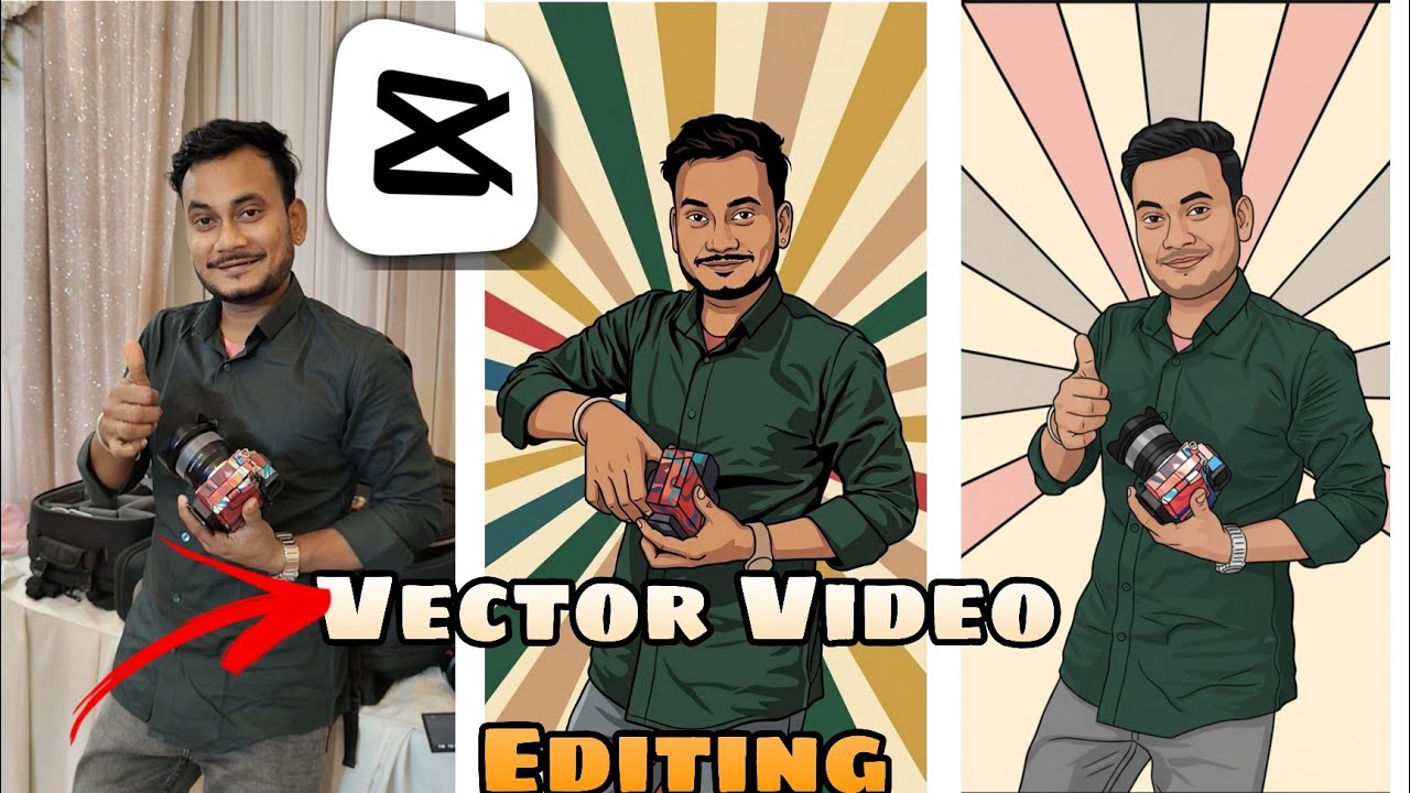 New Trending Vector Video Editing 📸 Capcut Editing| Vishal Gallery| 
