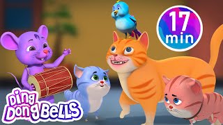 Meow meow cartoon songs 🐱🐈 + More Hindi & Hindi Rhymes for Children | Ding Dong Bells by Ding Dong Bells 844,933 views 1 month ago 17 minutes