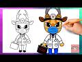 How To Draw Dr. Harlow from Animal Hospital | Drawing Tutorial