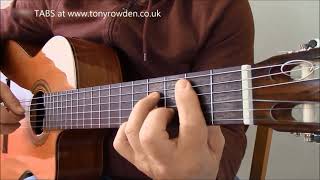 Video thumbnail of "If I Fell - Beatles fingerstyle guitar cover - link to TAB in description"