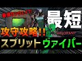 【最短】試合前に確認!!スプリットヴァイパーセットアップ!!【VALORANT】
