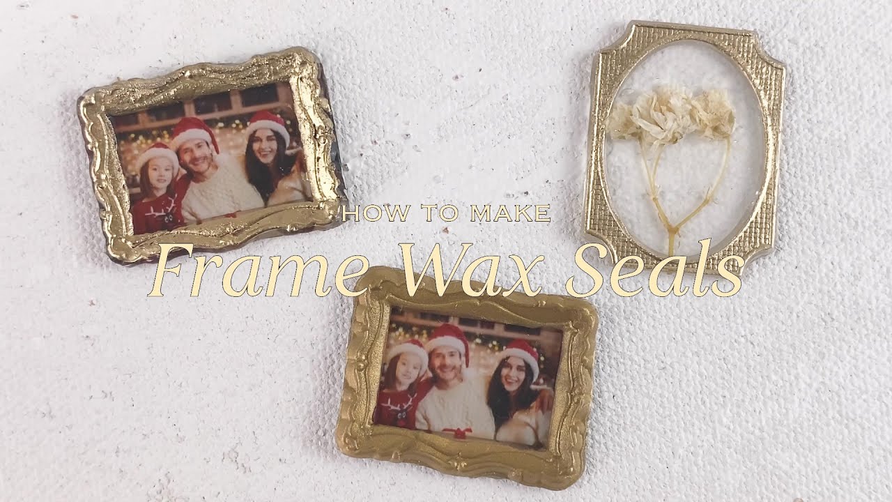 DIY How to Make Frame Wax Seals - Ladd Stamps
