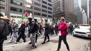 Free Palestine Protest in NYC (October 9, 2023)