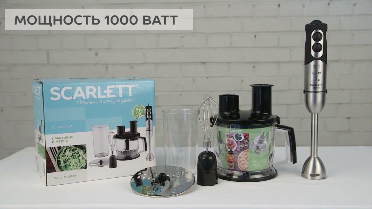 Обзор блендера Scarlett SC HB42K01 - YouTube