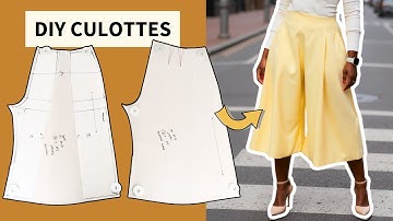 How to Make DIY Culottes Patterns | Kim Dave