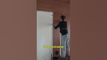 Thi công tấm ốp nhựa nano vân gỗ ốp tường cải tạo nhà chống ẩm mốc bong tróc  | Lê Hạ Haroma