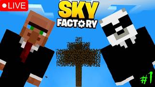 ⭐ New start Sky Factory 4 (Part 1) ⭐ | Let's Play - Live ⭐