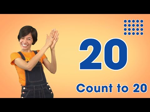 COUNT WITH ME, numbers song - count by 1's to 20 - with movement and repetition - preschool / KINDER