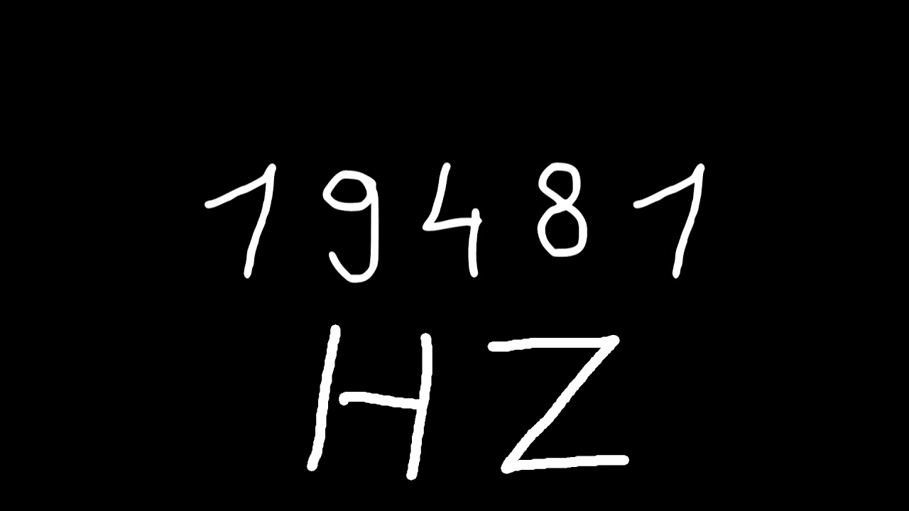 19481 hz