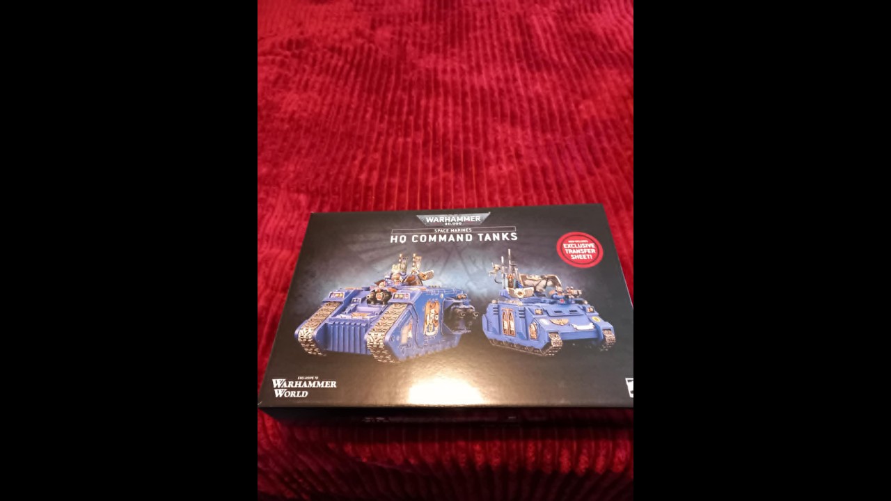 UP DATE ON HQ COMMAND BOX SET TANKS - YouTube