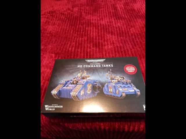 UP DATE ON HQ COMMAND BOX SET TANKS - YouTube