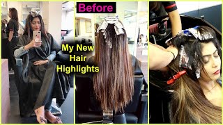 MY NEW HAIR COLOR HIGHLIGHTS 2019 | Vlog | Rinkal Soni