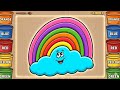 #howtodraw cute 🌈 colour drawing easy with colour step by step drawing for beginners@BachaParty17