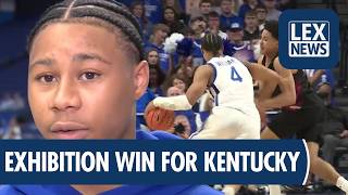 Kentucky MBB Tops Texas Tech 76-65 in Exhibition Game