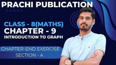 Class 8 Prachi Book Ch 9(Intro. to Graph) Chapter-End Exercise Section-A #maths #cbse