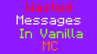 Minecraft | GTA Wasted Message screenshot 5