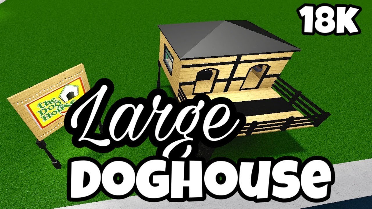 Large Doghouse 18k Bloxburg Speedbuild Discord Server Build Roblox - roblox bloxburg discord server