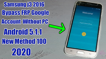 Samsung Galaxy J3 2016 (J320F) Frp Bypass Google Account Remove 2020 - Without Pc New Method 100