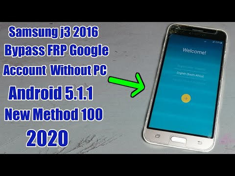 Samsung Galaxy J3 2016 (J320F) Frp Bypass Google Account Remove 2020 - Without Pc New Method 100