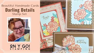 Beautiful Handmade Cards with the Darling Details Stamp Set from Stampin' Up!