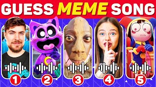 GUESS MEME & WHO'S SINGING🎤🎵🔥 Salish Matter, King Ferran, MrBeast, Elsa, Gegagedigedagedago, Tenge