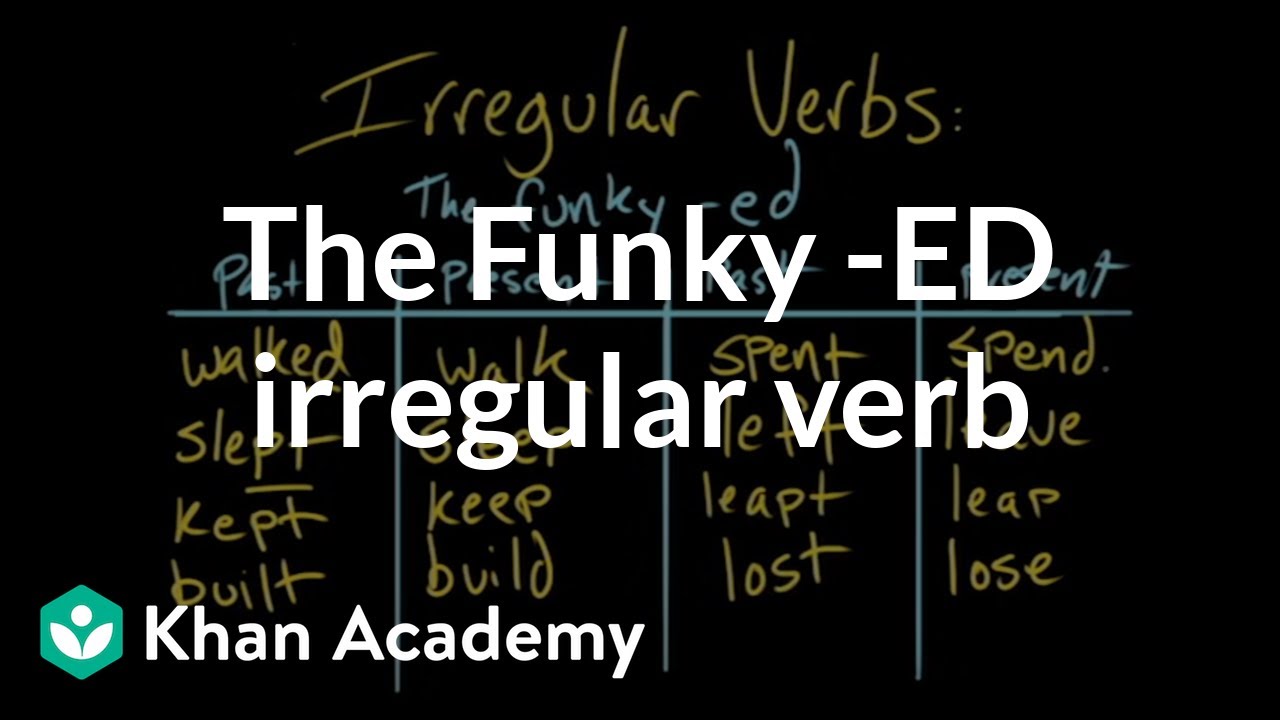 the-funky-ed-irregular-verb-the-parts-of-speech-grammar-khan-academy-youtube