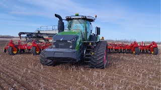 Seeding Wheat From The Big Seat