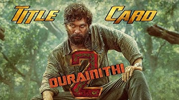 Pushpa movie  | title Card | Intro Video | Editing By Durainithi 😎