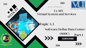 Cs505short lecture| Cs505 week 03 Topic 3.3 |Software Define Data Center |SDDC Part 1