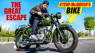 Starting the Most Iconic Motorcycle of All Time! | Steve McQueen's Great Escape Bike