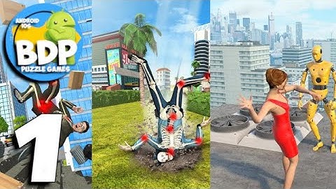 Falling Art Ragdoll Simulator - Gameplay Part 1 (Android, iOS) - All Levels