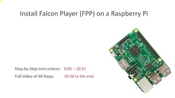 Installing Falcon Player on a Raspberry Pi - Detailed Instructions